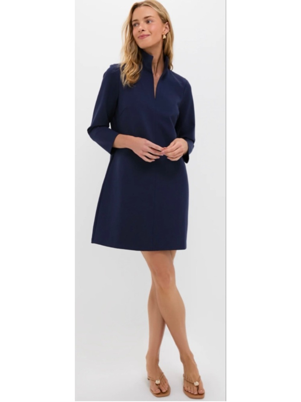 NWT Tuckernuck Navy Ponte Clifton Mini Dress XL